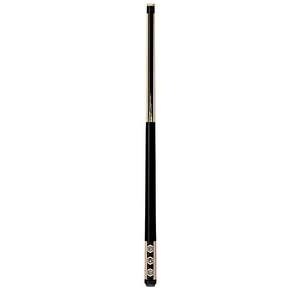 Lucasi Custom Carom Premium Black Birds-Eye Maple With Abalone Wrapless Pool Cue