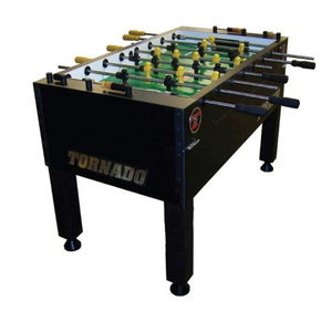 Tornado Matte Black Foosball Table - Platinum Tour Edition - Coin Op